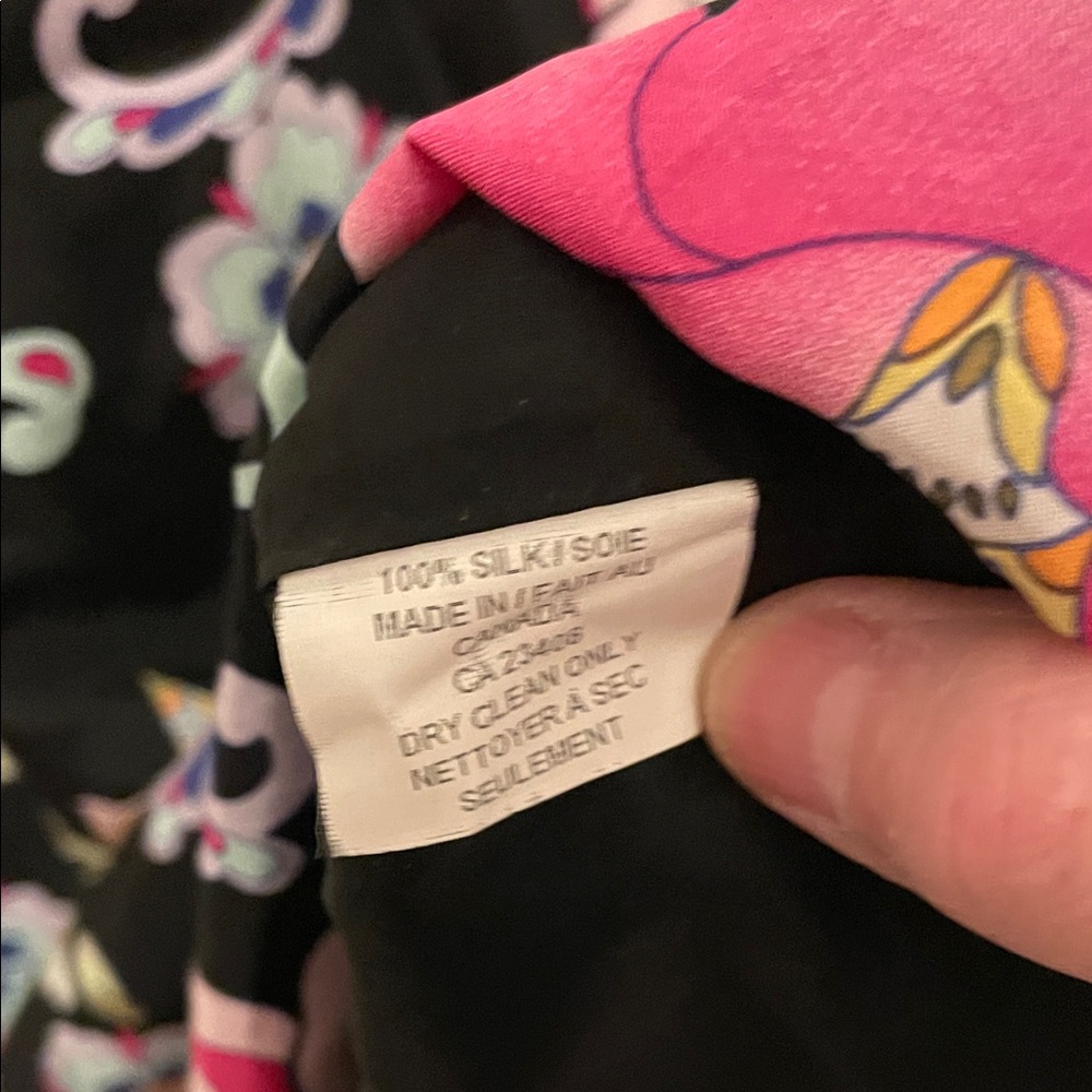 Holt Renfrew Silk Floral Halter Dress Size 8 - Picture 8 of 8